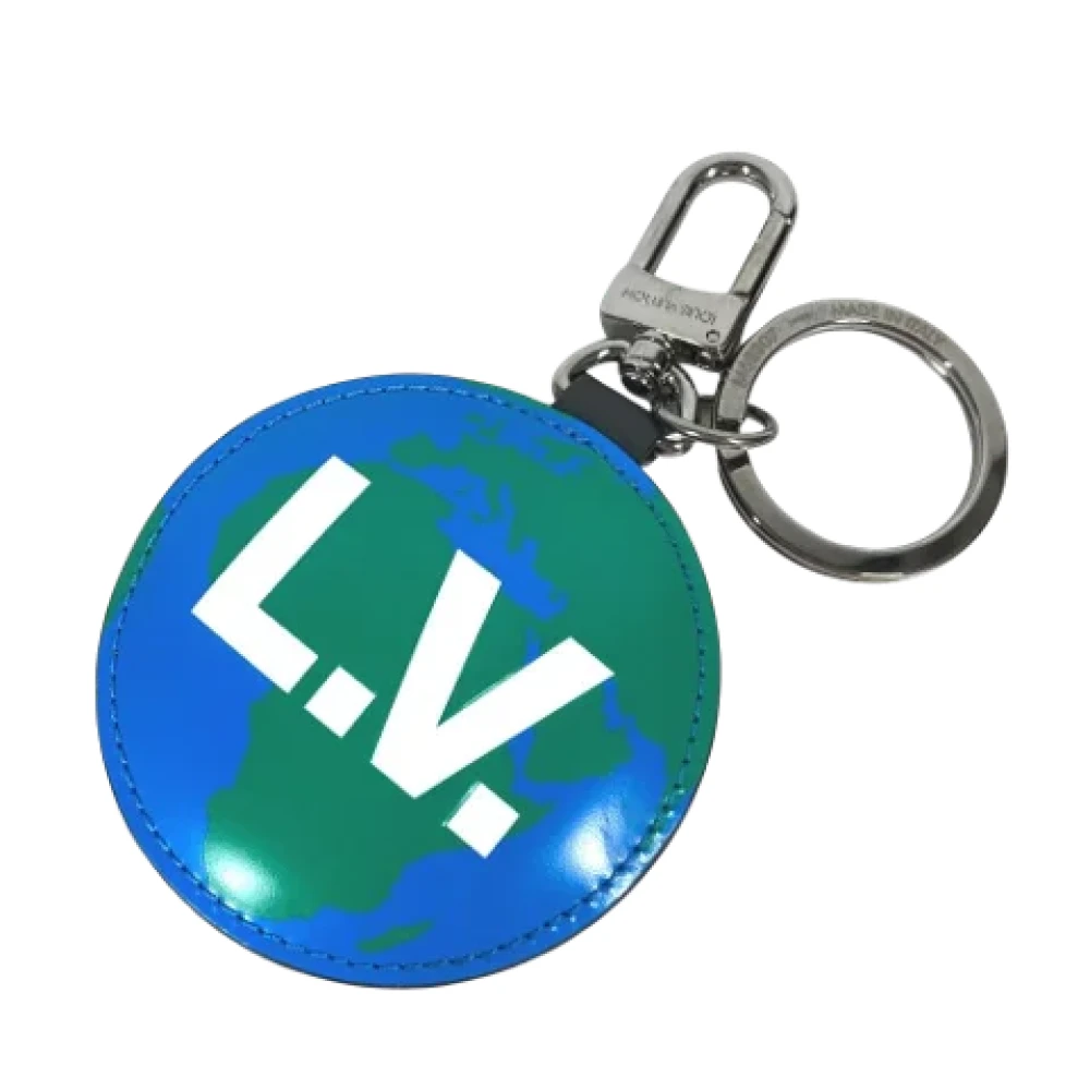 Louis Vuitton Vintage Pre-owned Fabric key-holders Blue Dames