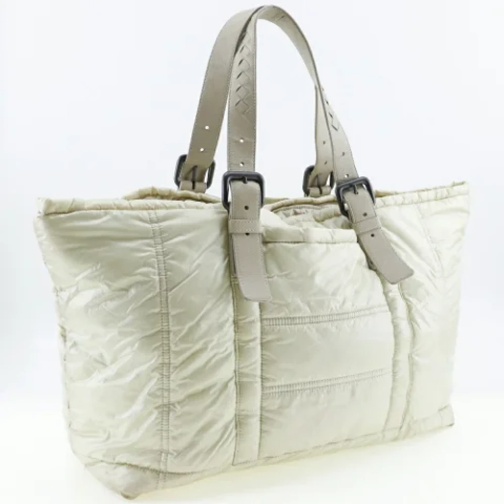 Bottega Veneta Vintage Pre-owned Fabric totes Beige Dames