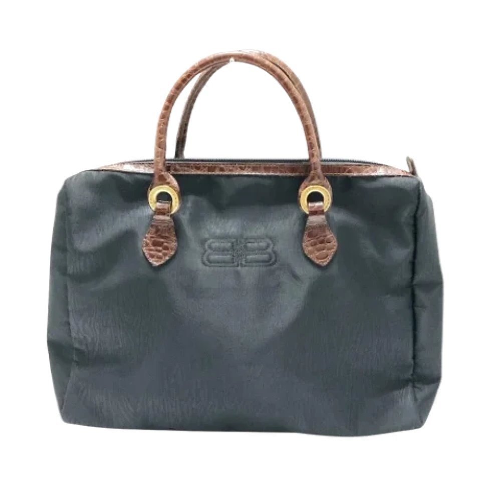 Balenciaga Vintage Pre-owned Fabric travel-bags Black Dames