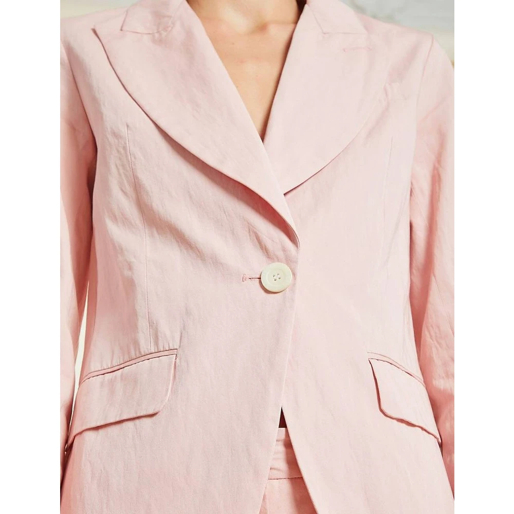 Ines De La Fressange Paris Gaelle lichtroze jas Pink Dames