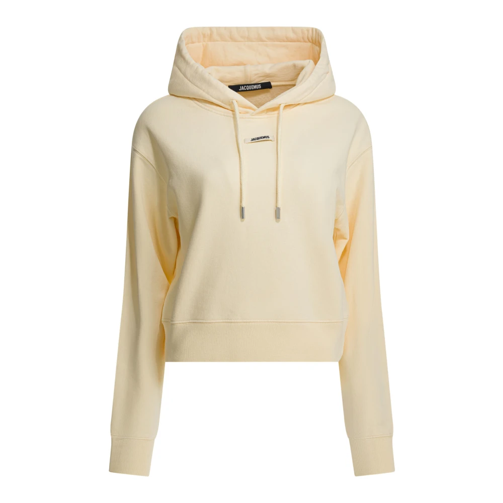 Jacquemus Women's Beige Sweatshirts Clothing Ss26
