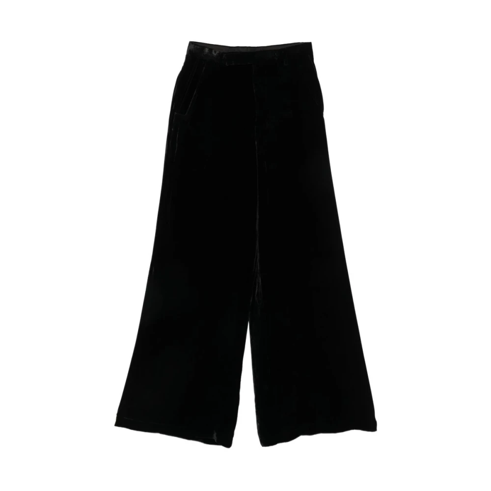 Rick Owens Wide Trousers - Female - Wide Trousers - Black - M - Trousers