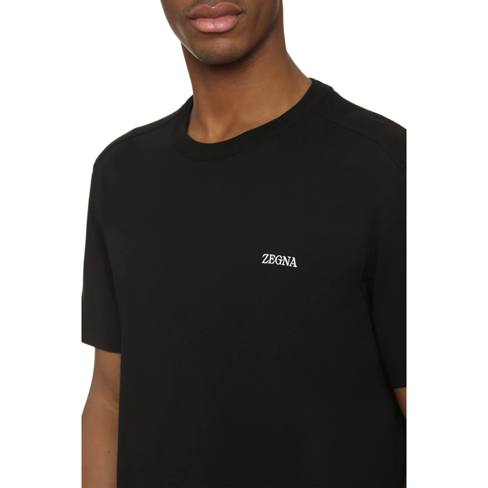 Ermenegildo Zegna T-Shirts Black Heren