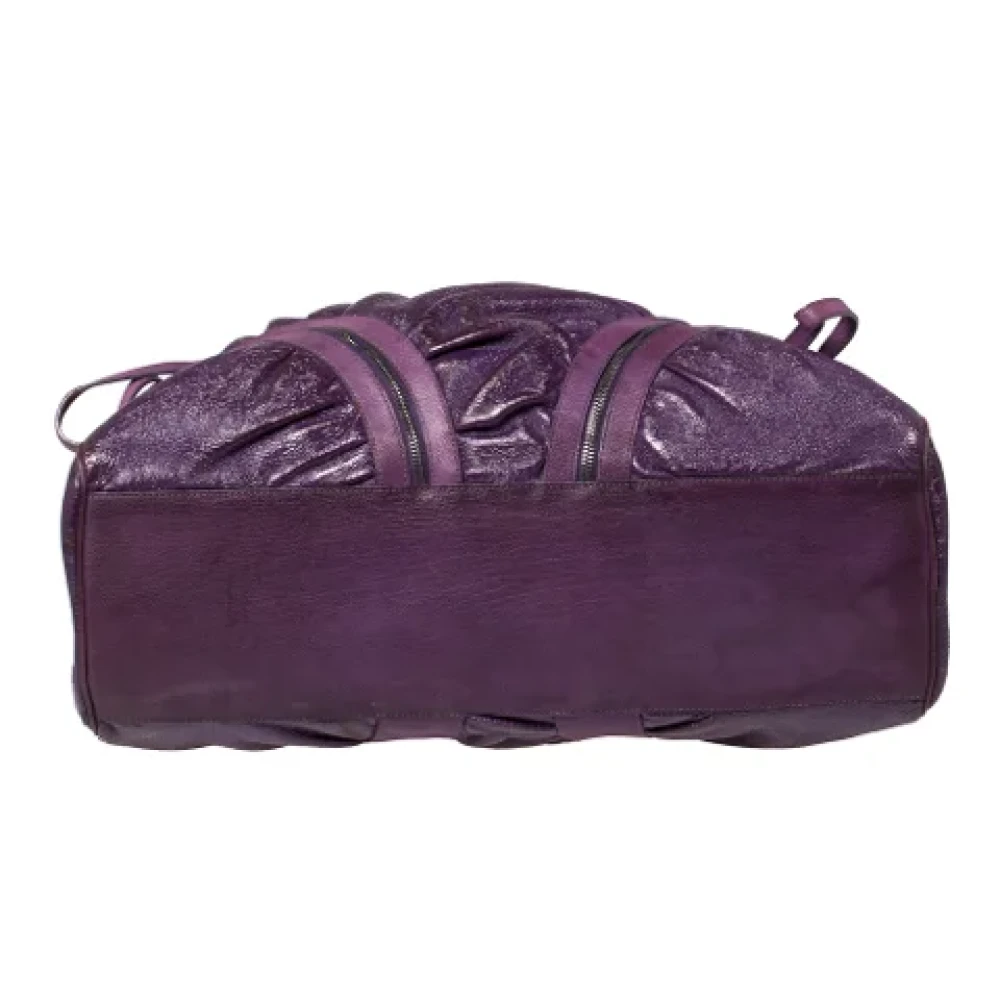 Moschino Pre-Owned Pre-owned Leather handbags Purple Dames