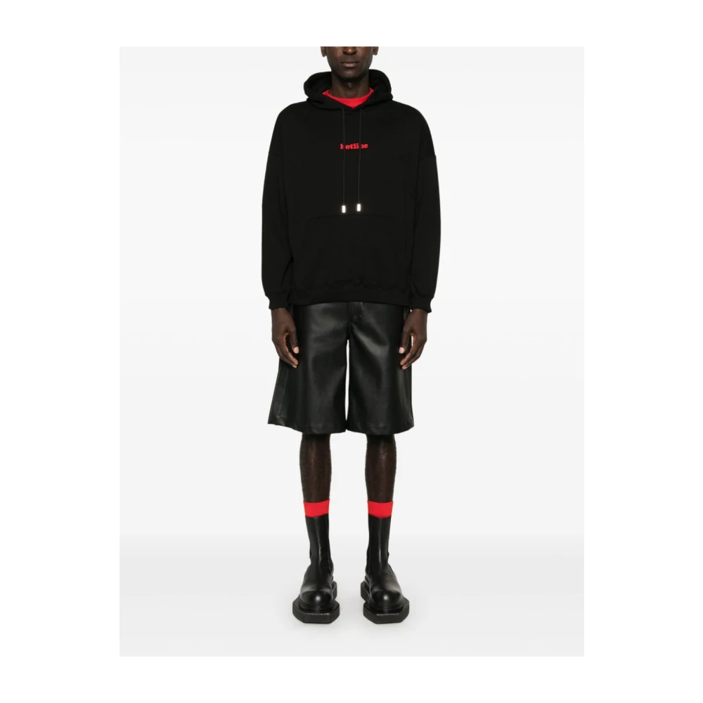 Gcds Zwarte Sweater Collectie Black Heren