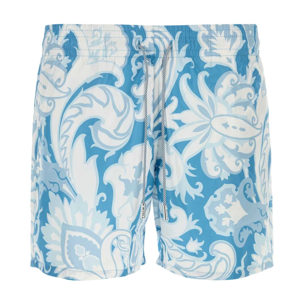 ETRO Gedrukte zwemshorts Blue Heren