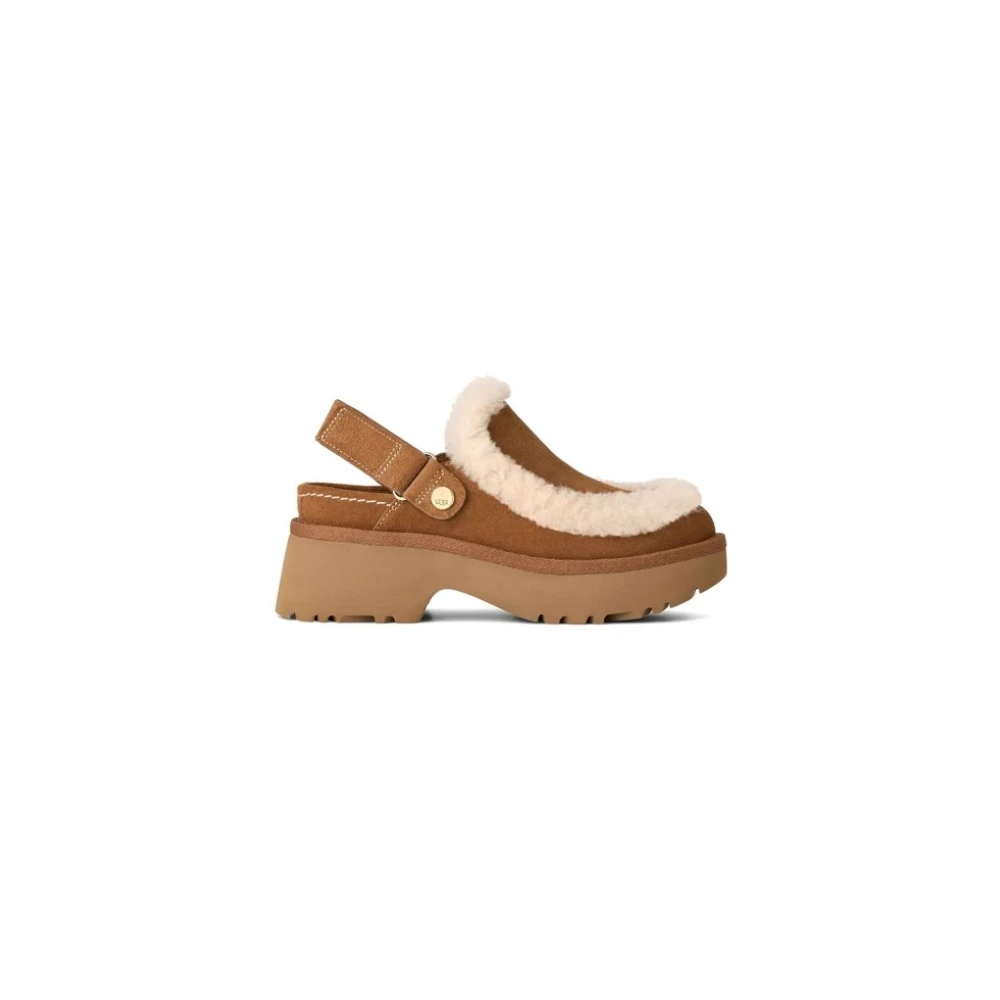 Ugg Women's Brown Esmee Clog - Clogs - 5 Uk - Shoes
