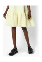 robe-courte-jaune-a-volants