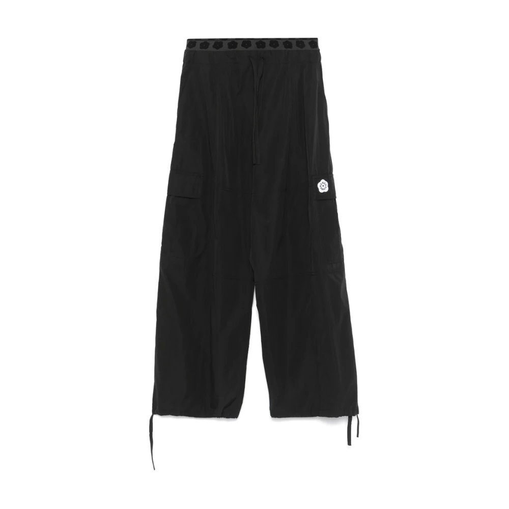 Kenzo Cargo Stijl Zwarte Broek Black Dames