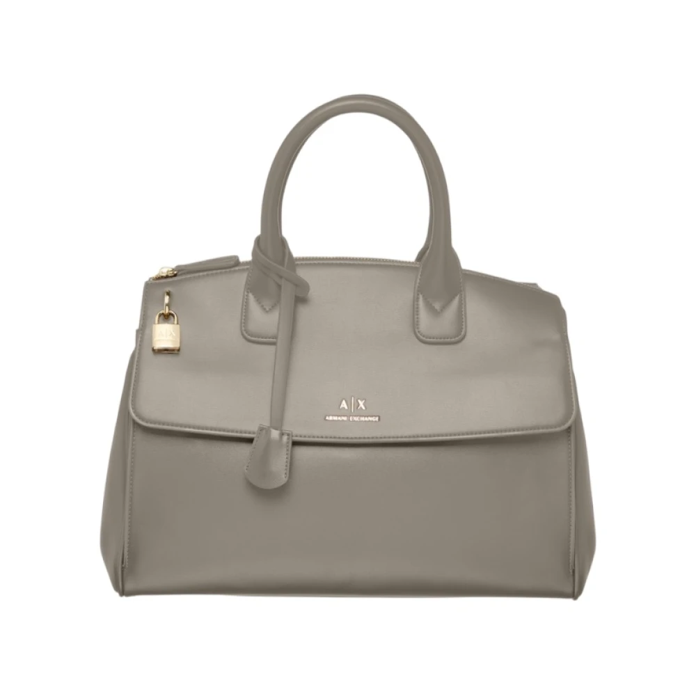 Armani Exchange Women's Beige Jane L Handbag