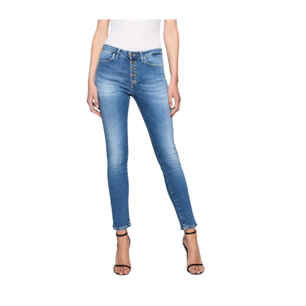 Dondup Slim-fit Jeans Blue Dames