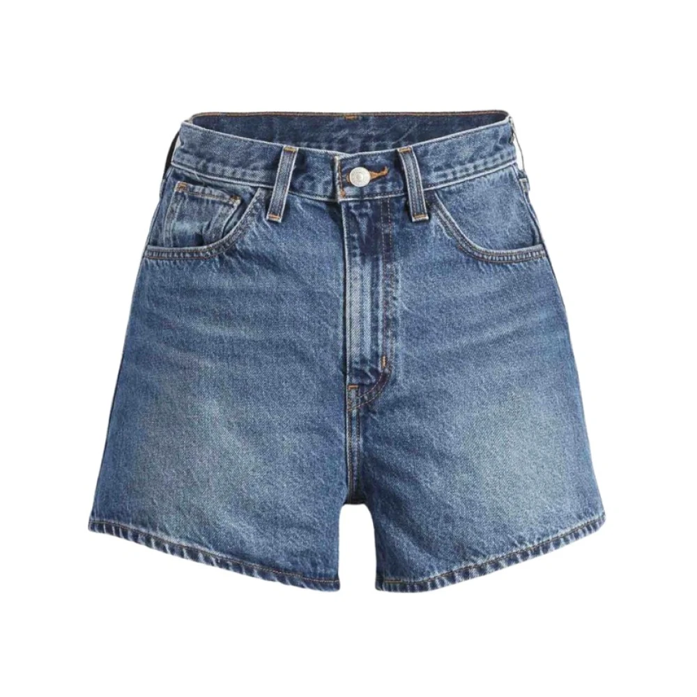 Levi's Vintage Mom Shorts Blue Dames