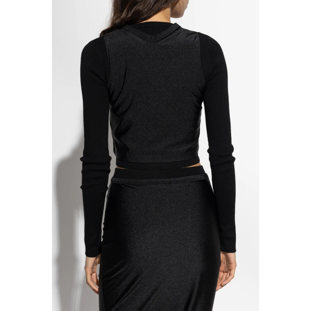 Diesel Cardigan M-Ros Black Dames