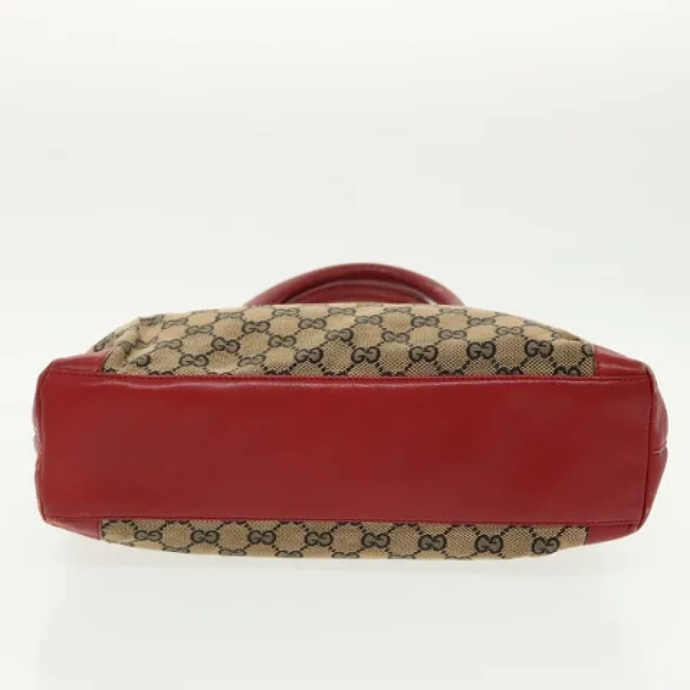 Gucci Vintage Pre-owned Canvas handbags Beige Dames