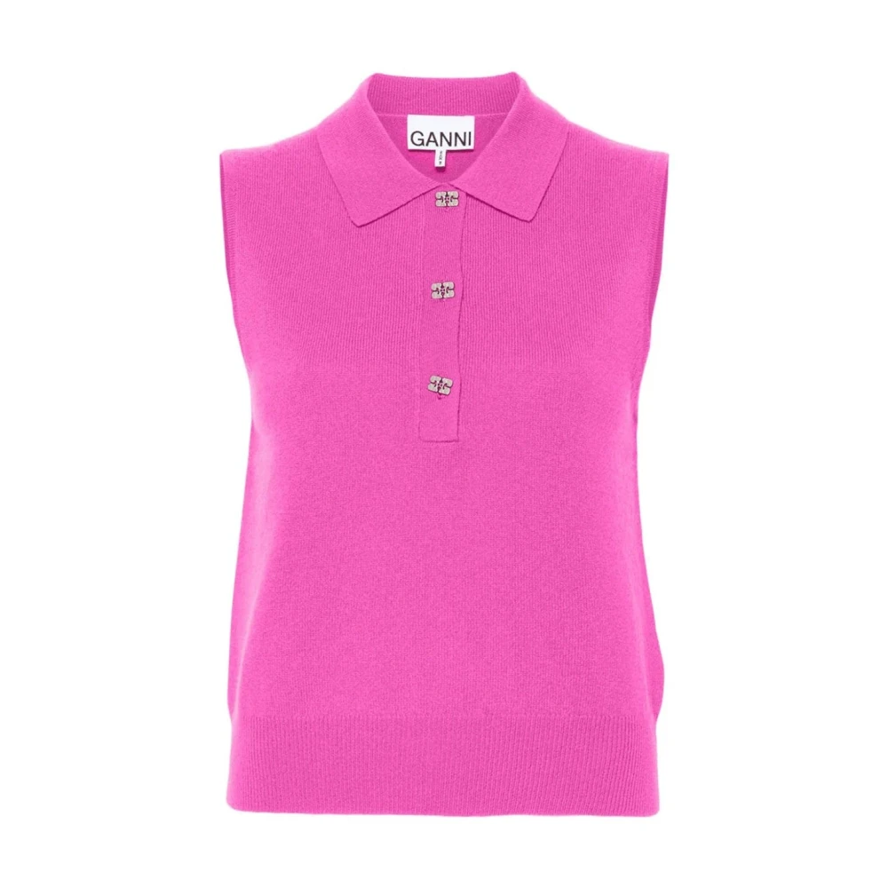 Tops > Sleeveless Tops - - Ganni - Modalova