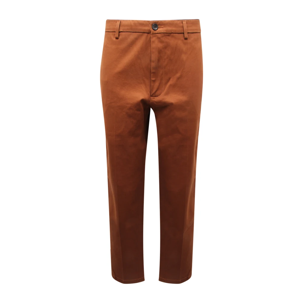 Department Five Brown Italian Made Stylish Trousers - Male - Chinos - W30 - Trousers