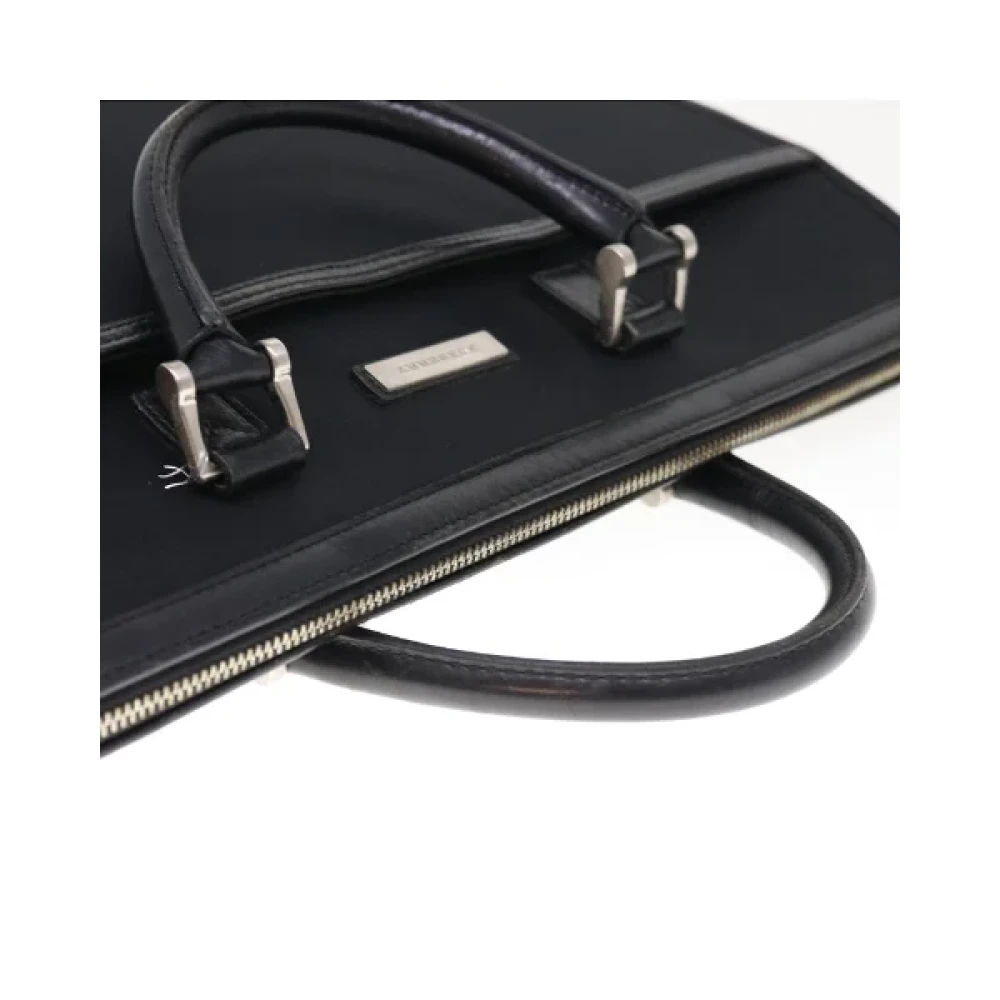 Burberry Vintage Pre-owned Nylon handbags Black Dames