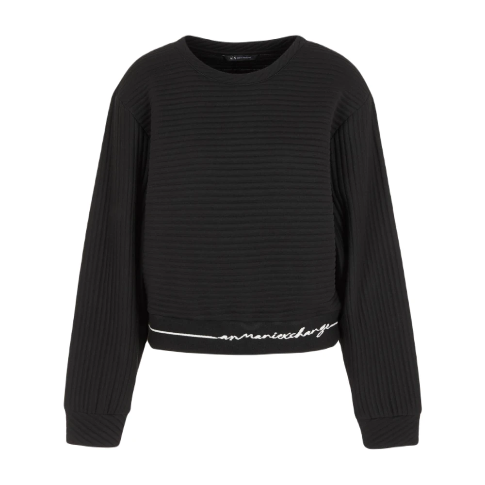 Armani Exchange Sweatshirt Black Dames