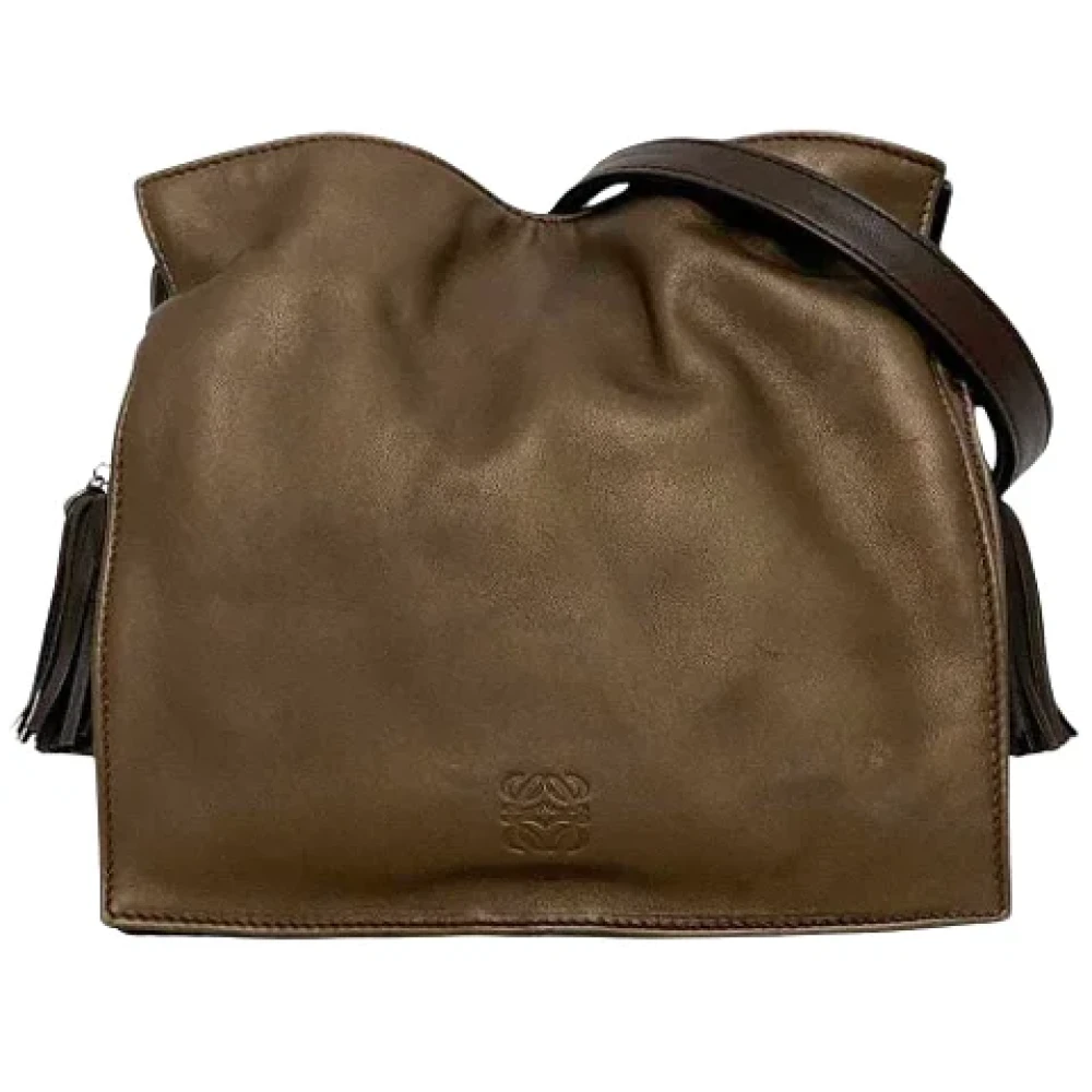 Loewe Pre-owned Leather shoulder-bags Brown Dames