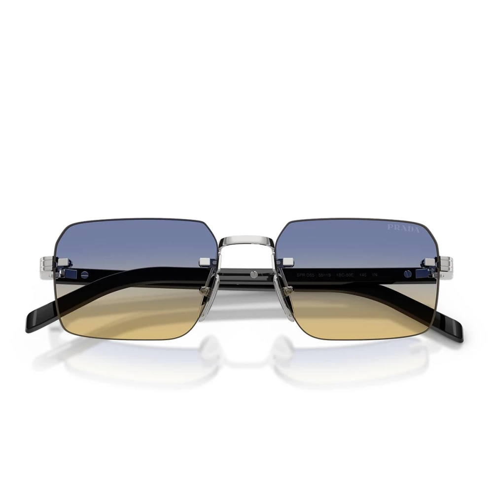 Prada Unisex Gray Prd55s Sunglasses - Sunglasses - 55 Mm - Accessories