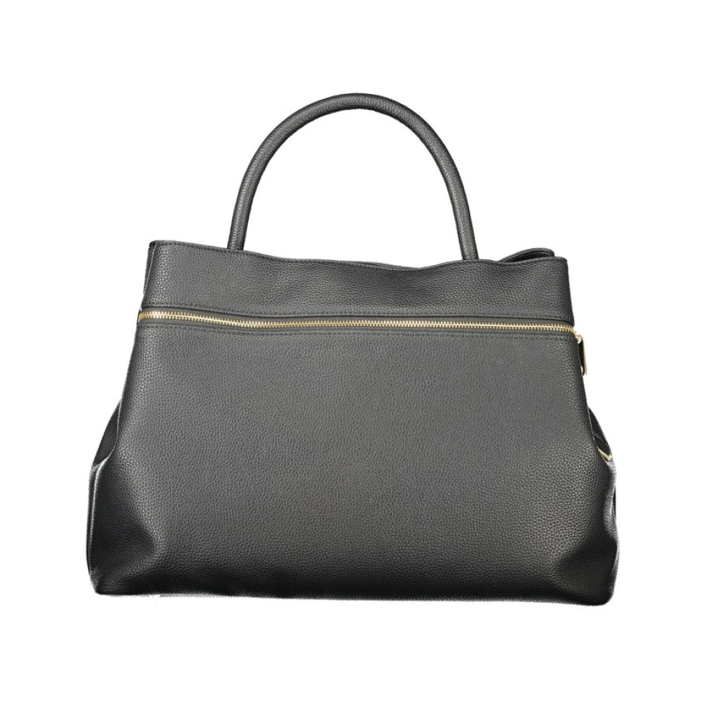 Twinset Women's Navy Polyethylene Handbag With Top Handles & Zipper Closure In - Image 3