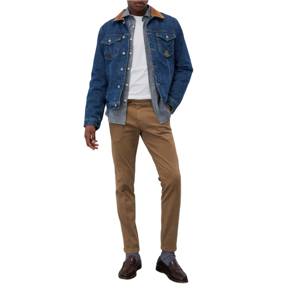 Roy Roger's Winter Gabardine Broek Beige Heren