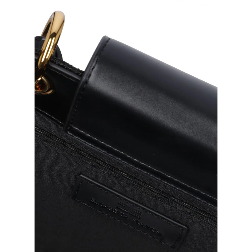 Elisabetta Franchi Stijlvolle Zwarte Winkelmand met Charms Black Dames