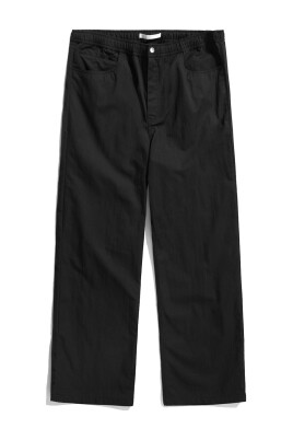 black-cotton-elasticated-waist-trousers
