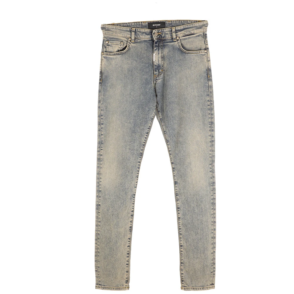 Represent Slim-Fit Jeans met Soft-Stretch-Denim Blue Heren