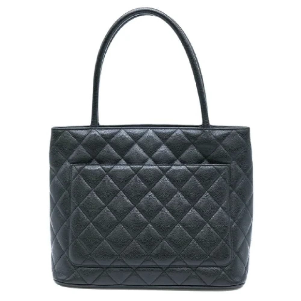 Chanel Vintage Pre-owned Leather handbags Black Dames