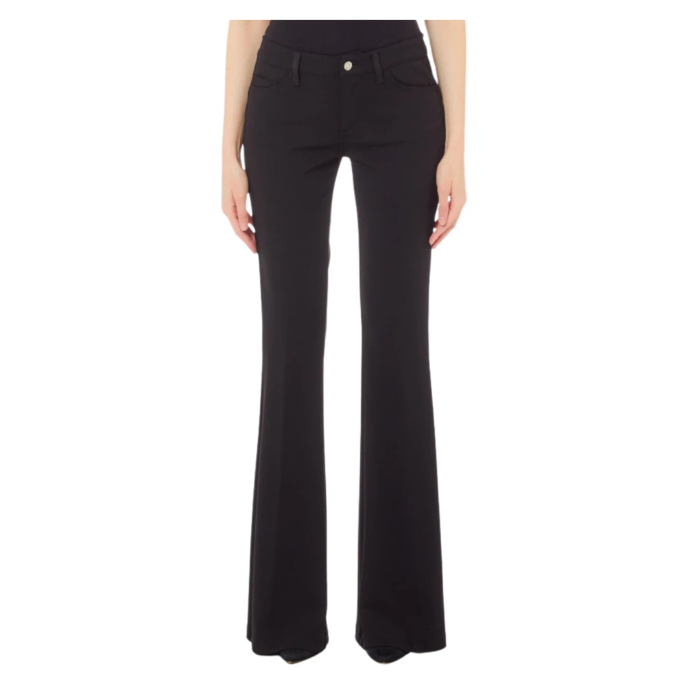 Liu Jo Zwarte Beat Parfait Crepe Broek Black Dames