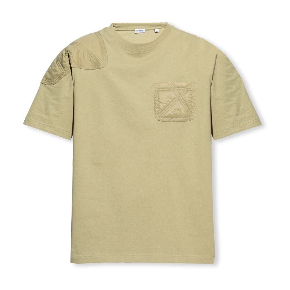 Burberry T-shirt met zak Green Heren