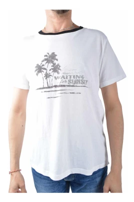 Sunset Print Cotton Tee