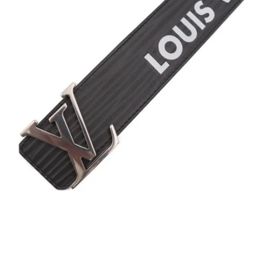 Louis Vuitton Vintage Pre-owned Leather belts Black Dames