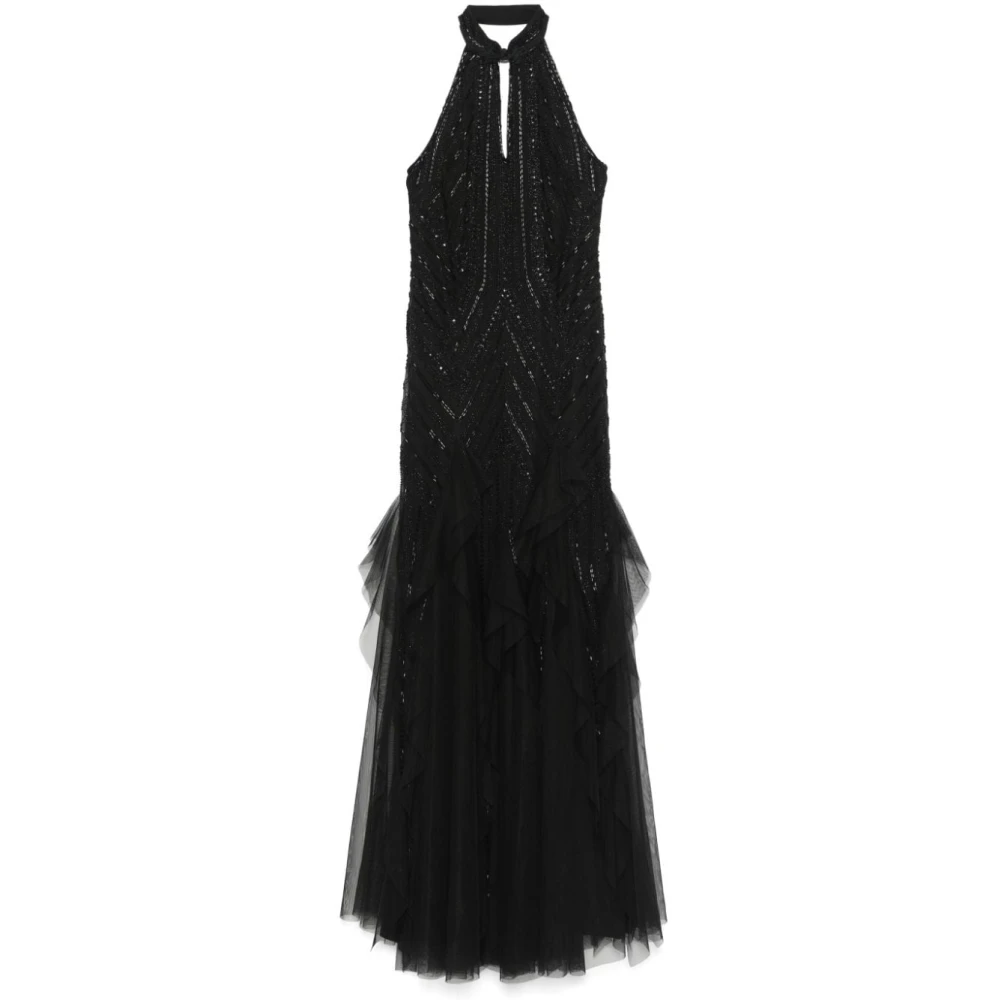 Ralph Lauren Zwarte Jurk Black Dames