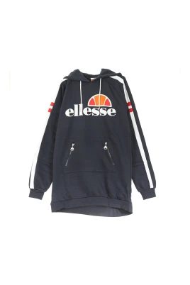Marinblå Hoodie för Kvinnor