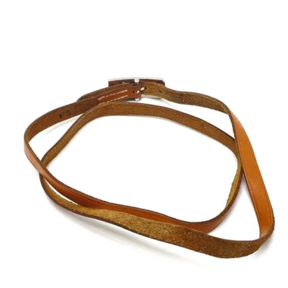 Hermès Vintage Pre-owned Fabric belts Brown Dames