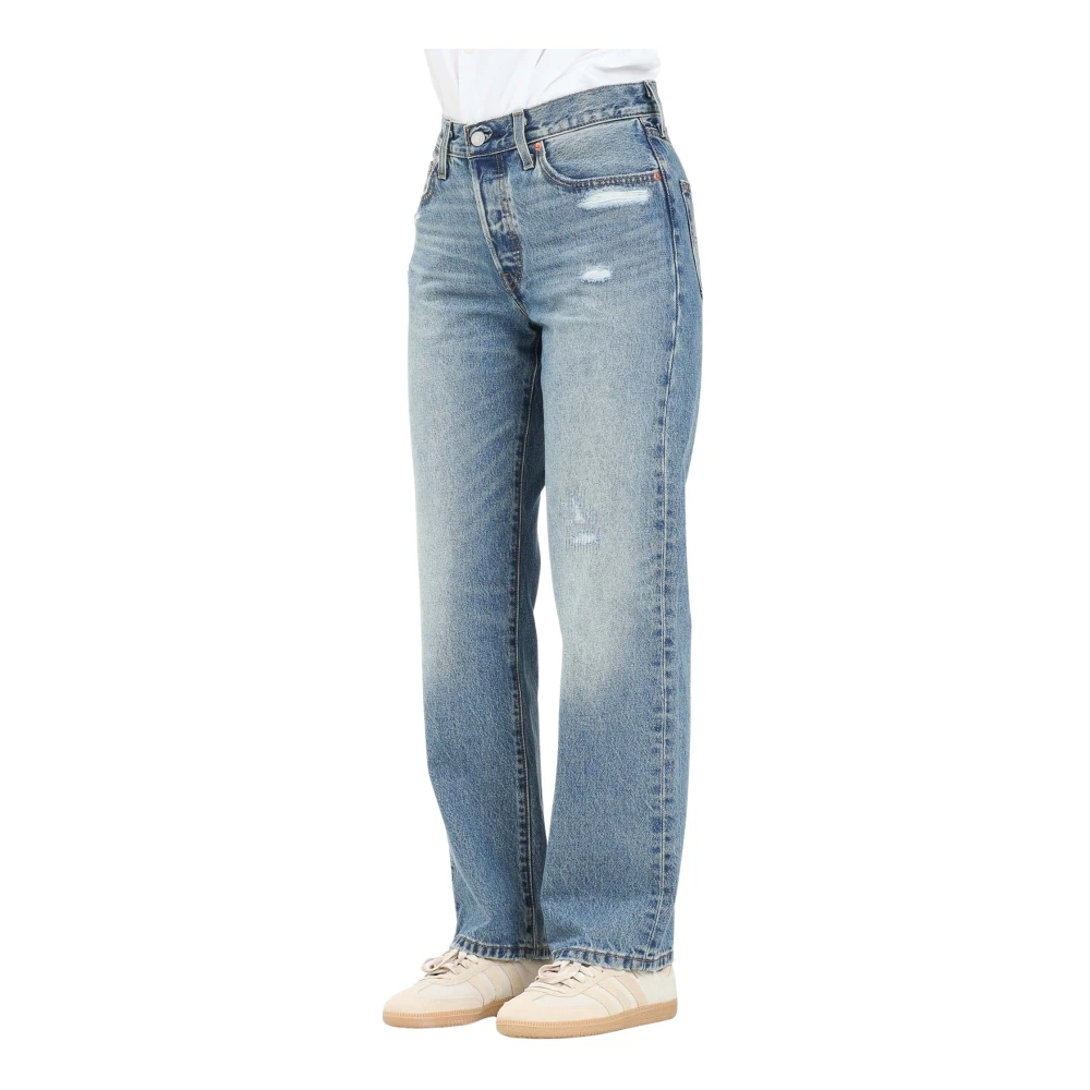 Levi's Women's Blue Jeans - Straight Fit Jeans - W28 L30 - Jeans