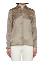 chemise-en-soie-kaki-vert-style-elegant