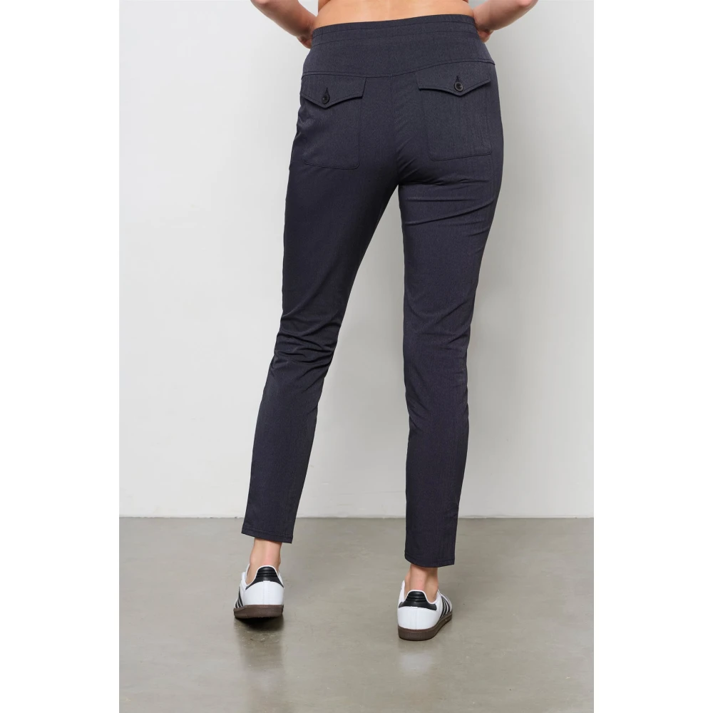 &Co Woman Slim Fit Broek Black Dames