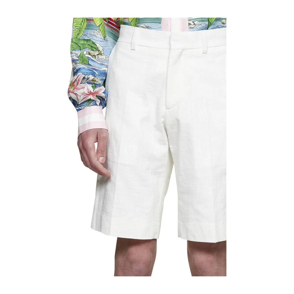 Casablanca Palm Court Witte Shorts Stijlvol Veelzijdig White Heren