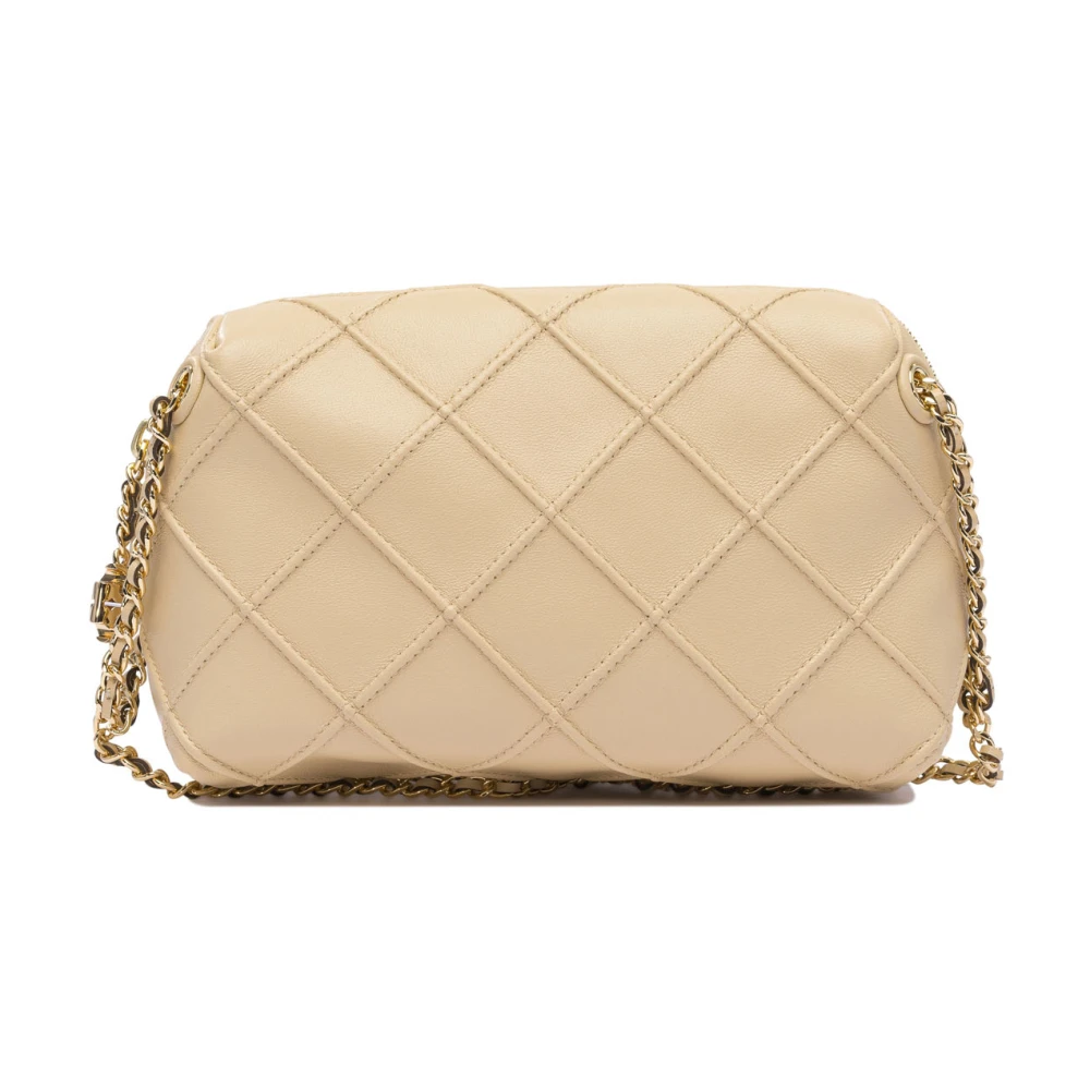 Tory Burch Donna Beige - Fleming Small Shoulder Bag - Bags - One Size - Immagine 6