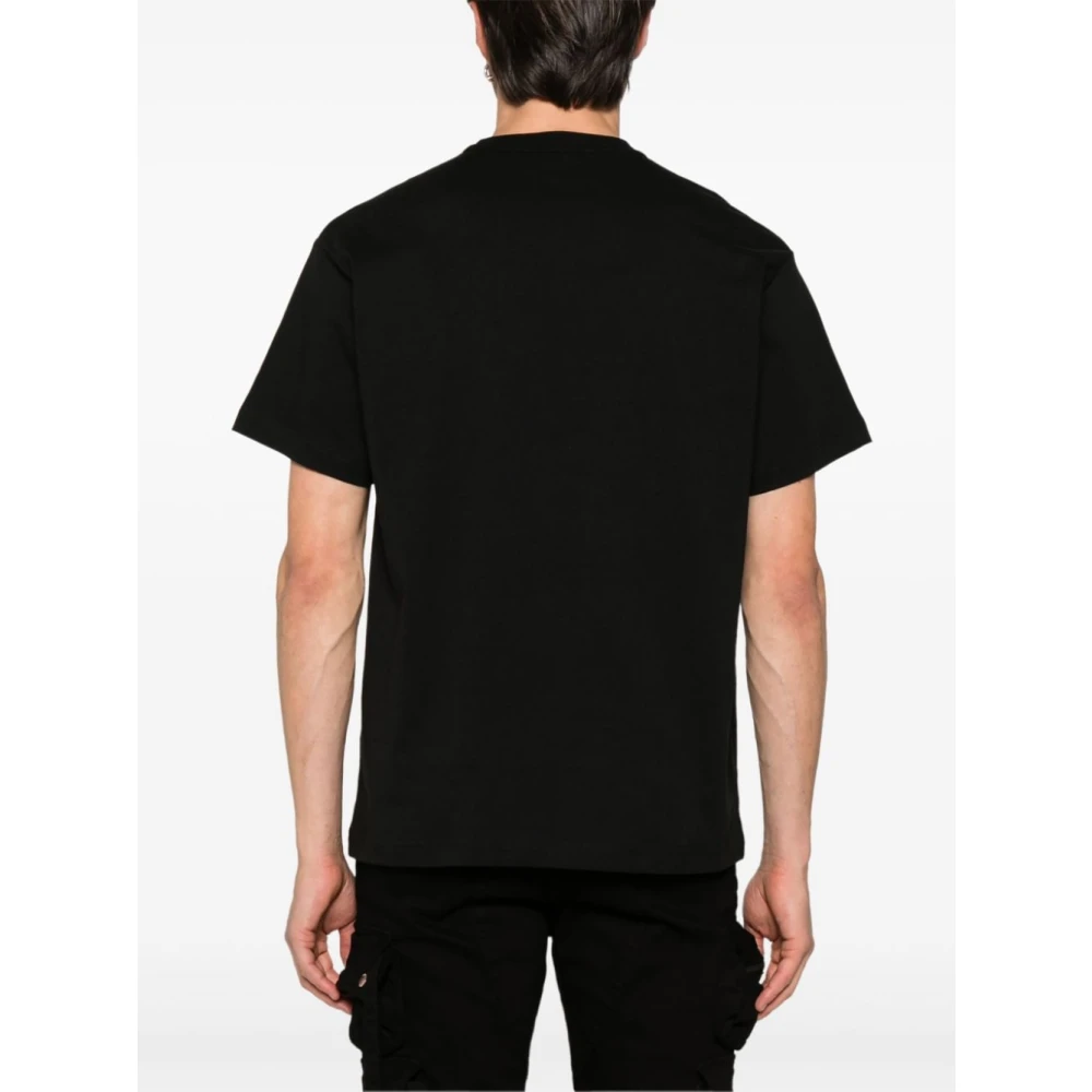 Versace Jeans Couture Zwarte T-shirt voor mannen Aw24 Black Heren