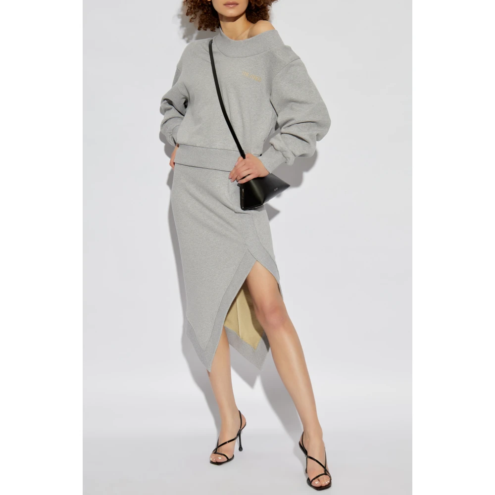 The Attico Rok met logo Gray Dames
