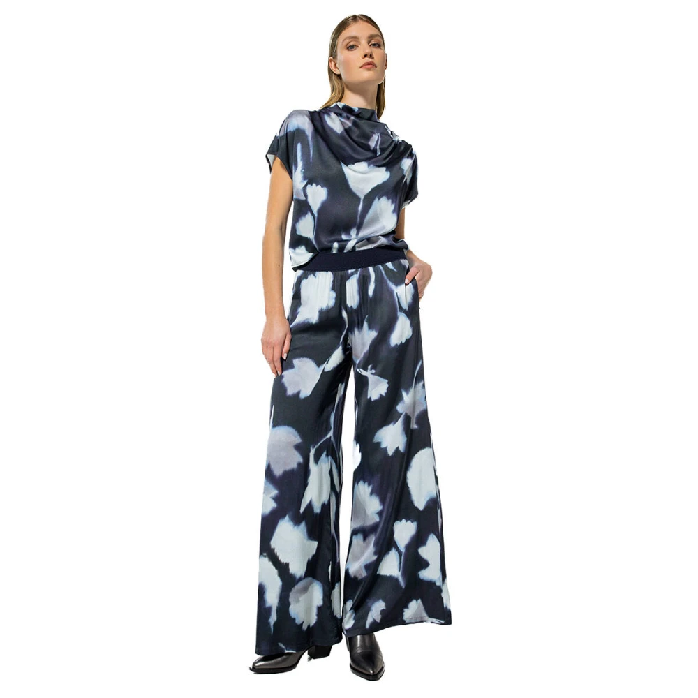 Caroline Biss Losvallende Korte Mouw Top Multicolor Dames
