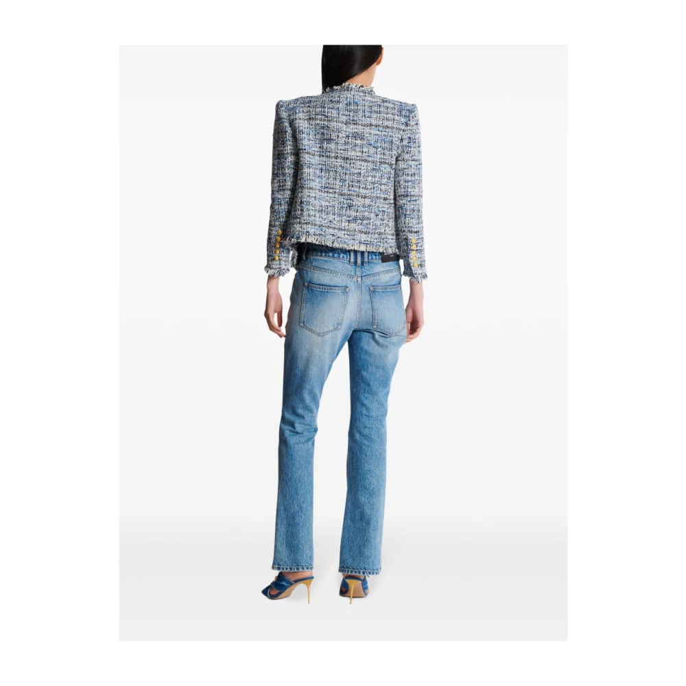 Balmain Edge-To-Edge Jas Multicolor Dames