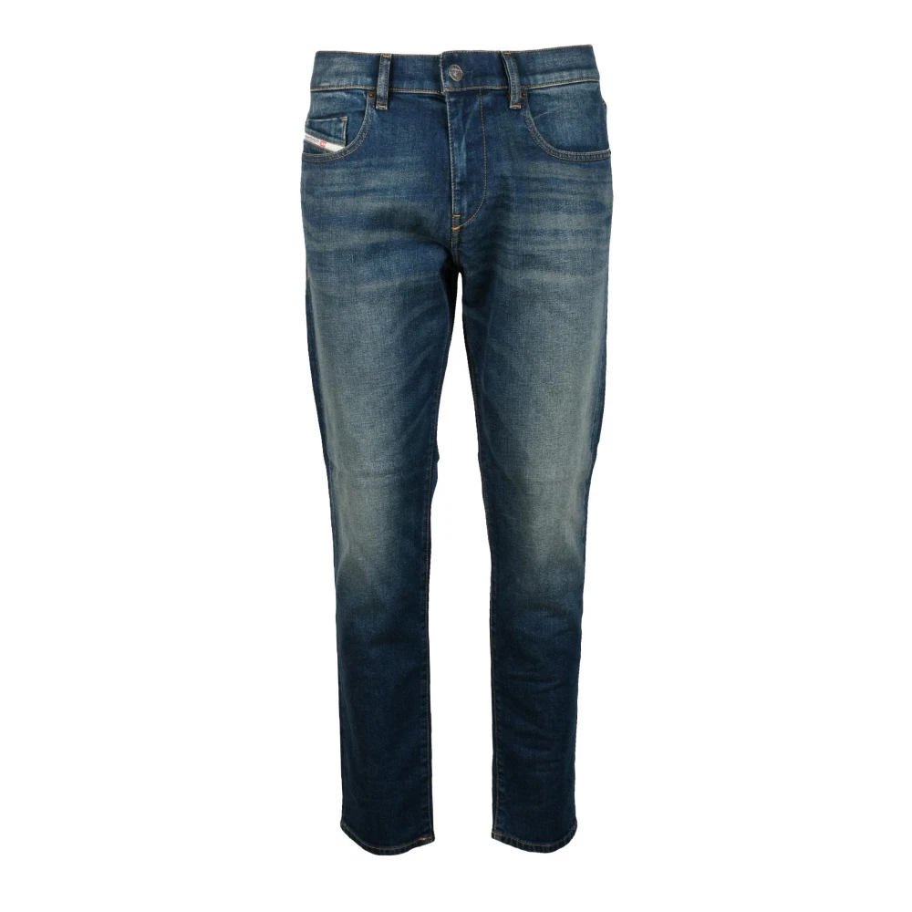 Diesel Casual Denim Jeans met Lyocell Mix Blue Heren