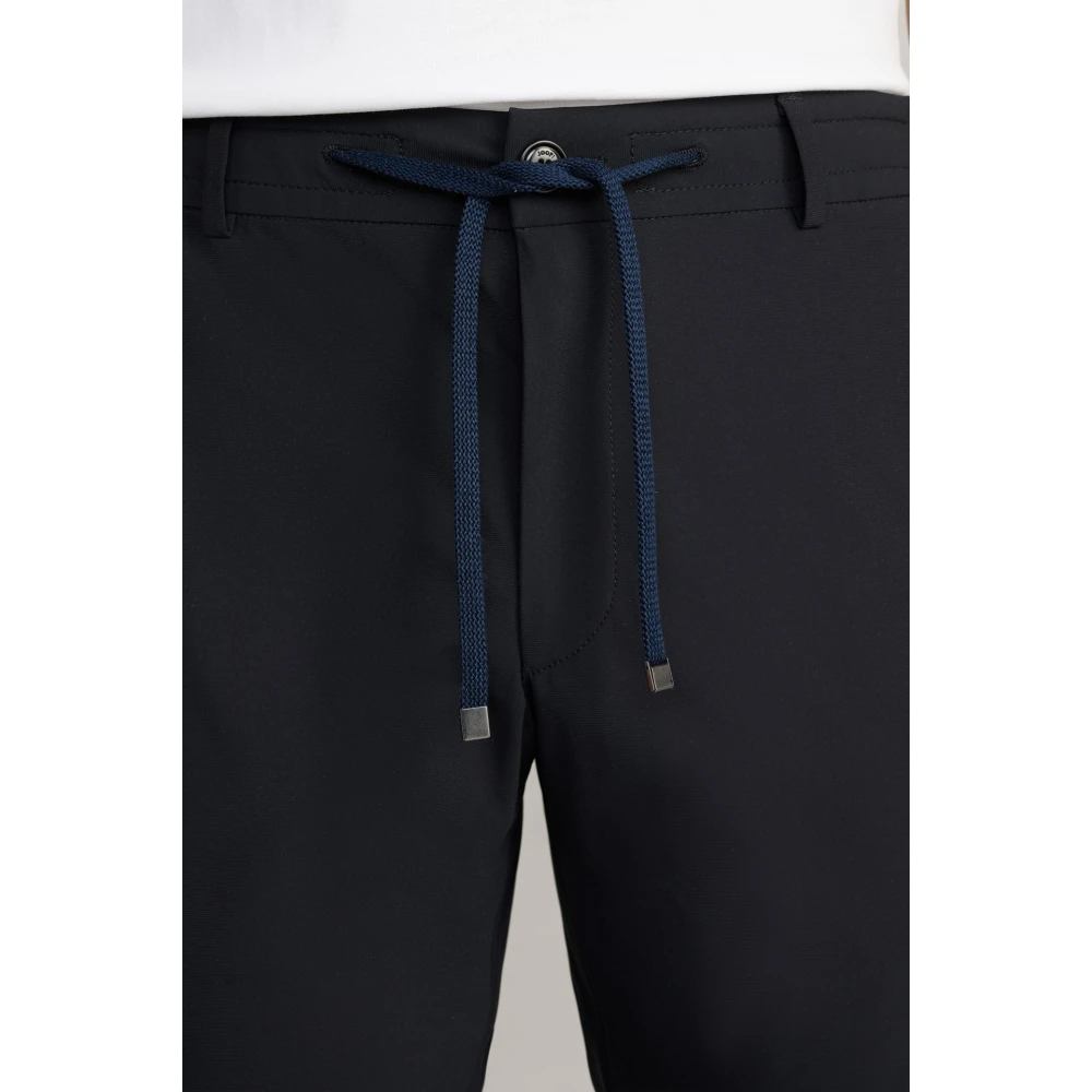 Joop! Elastische taille nylonbroek voor heren Black Heren