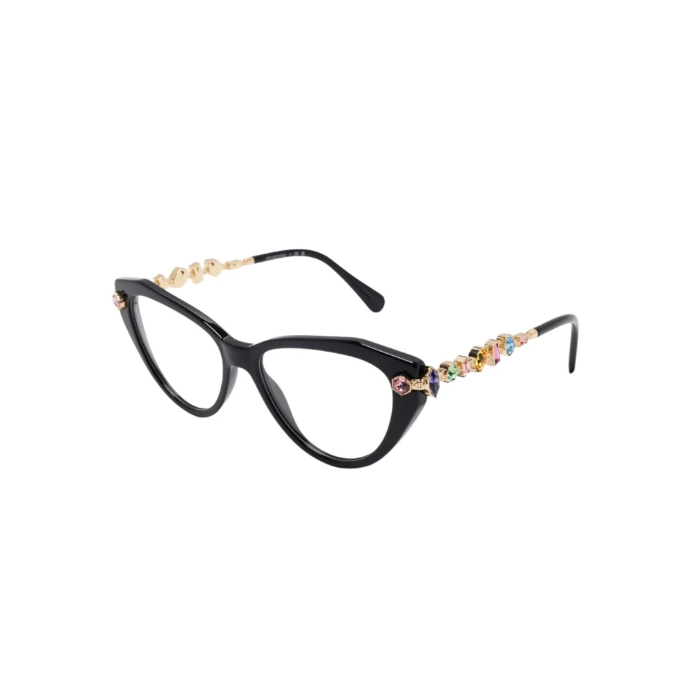 Swarovski Women's Black Glasses, 53 Mm, Optical Frame