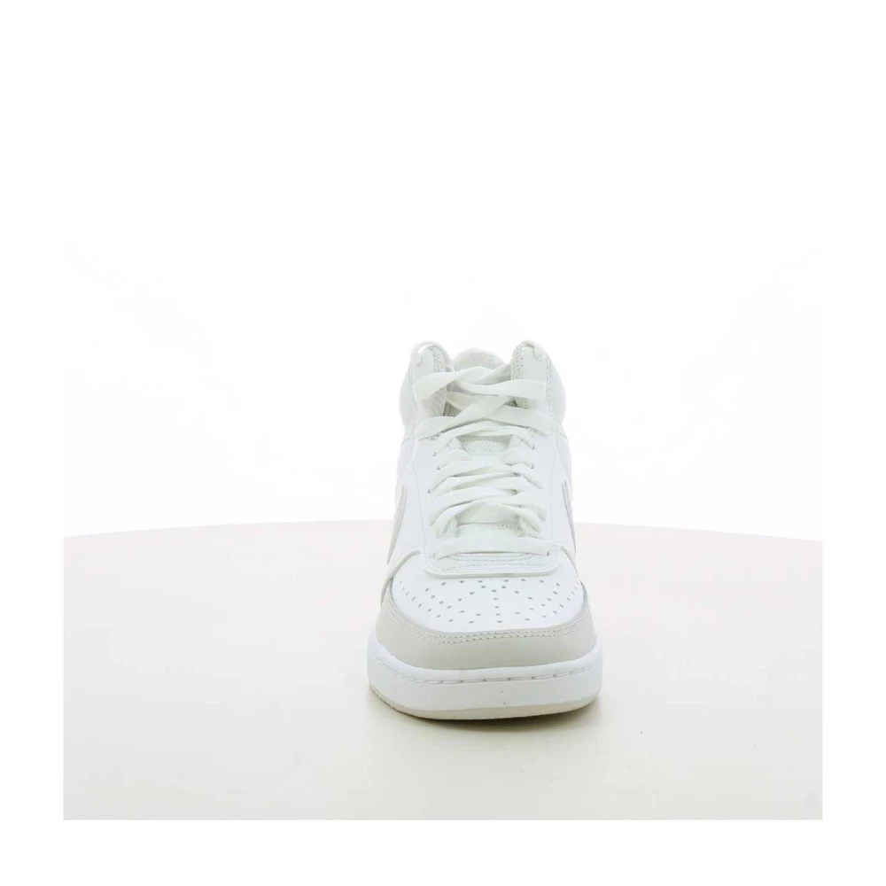 Nike Beige Court Vision Mid Damesschoenen White Dames